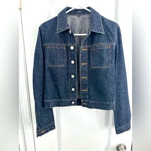 𝅺JACOB classic cut denim jean jacket size XS